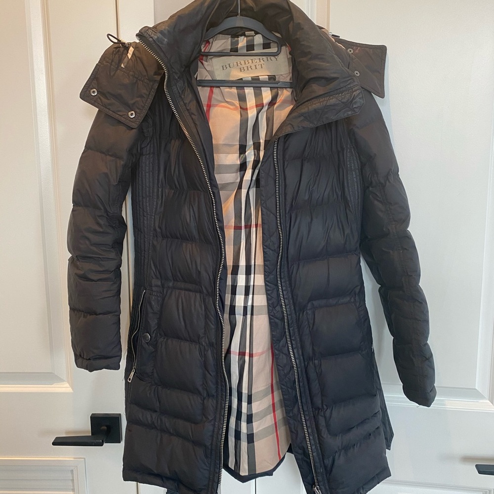 Authentic Burberry Puffer Coat